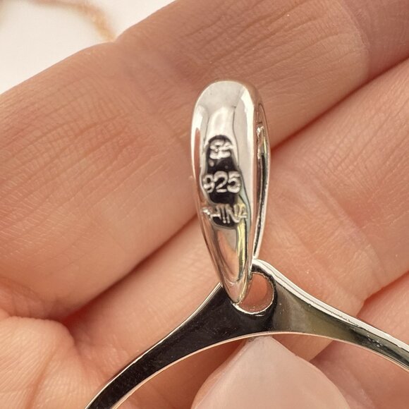 Honora Pearl Necklace Floral Flower Sterling Silver Pink Pendant Triple Strand - Picture 14 of 16